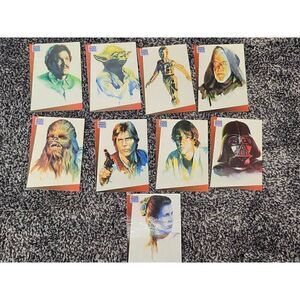 1993 Topps Star Wars Galaxy Trading Card Lot QTY:9